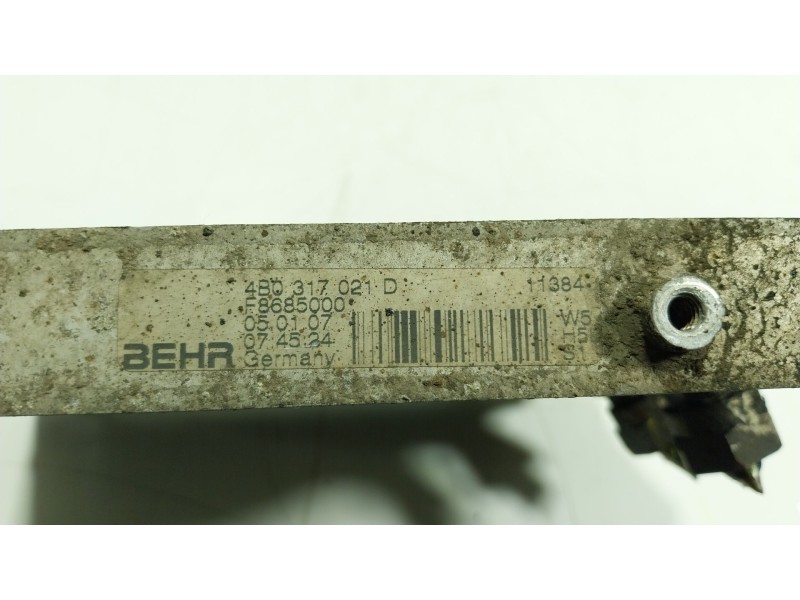 Recambio de radiador aceite para bentley continental flying spur (3w_) 6.0 referencia OEM IAM  4B0317021D 