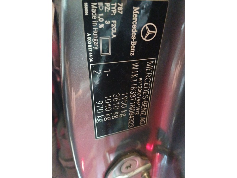 mercedes-benz cla (c118) del año 2020