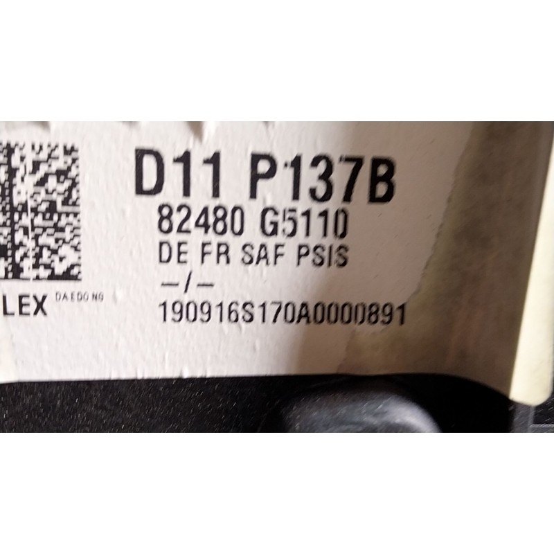 Recambio de elevalunas delantero derecho para kia niro i (de) 1.6 gdi hybrid referencia OEM IAM  82480G5110 