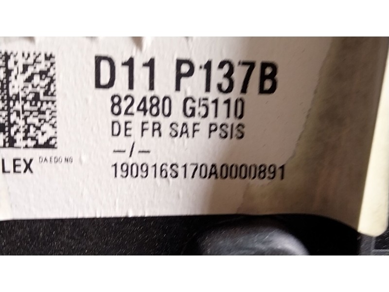 Recambio de elevalunas delantero derecho para kia niro i (de) 1.6 gdi hybrid referencia OEM IAM  82480G5110 