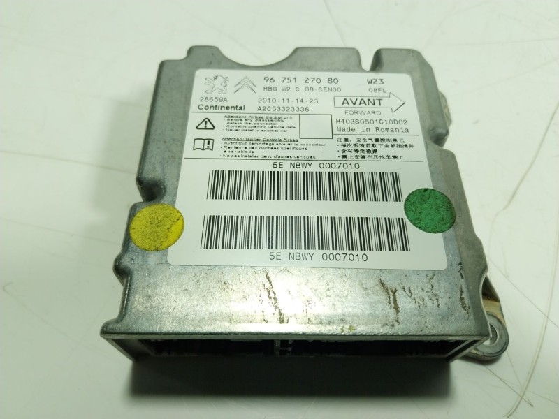 Recambio de centralita airbag para peugeot 508 i (8d_) 2.0 hdi referencia OEM IAM  9675127080 