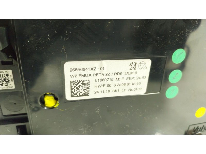 Recambio de mando climatizador para peugeot 508 i (8d_) 2.0 hdi referencia OEM IAM  96656641XZ 