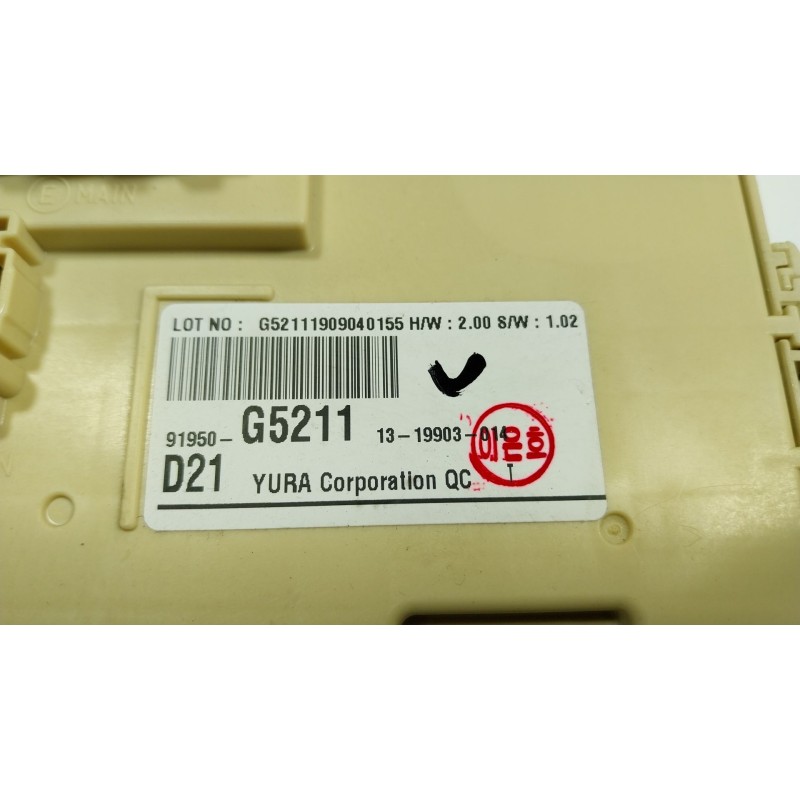 Recambio de caja reles / fusibles para kia niro i (de) 1.6 gdi hybrid referencia OEM IAM  91950G5211 