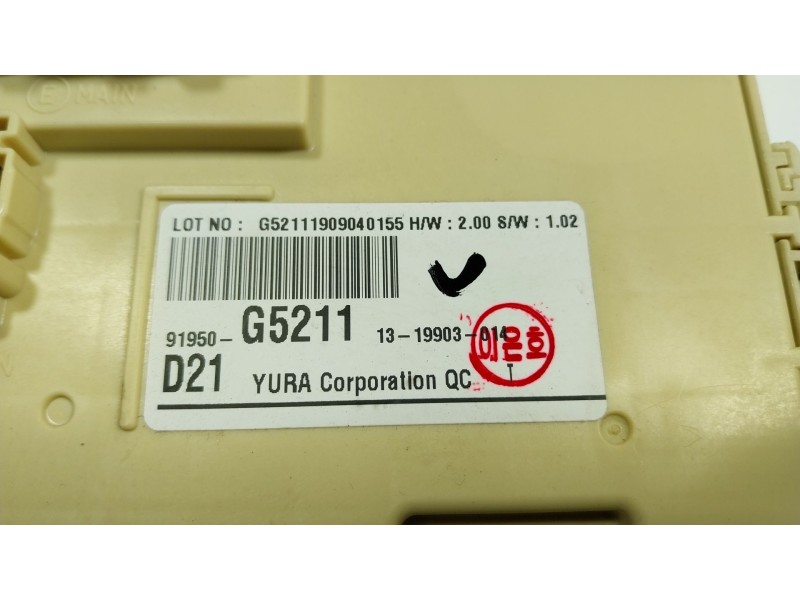 Recambio de caja reles / fusibles para kia niro i (de) 1.6 gdi hybrid referencia OEM IAM  91950G5211 