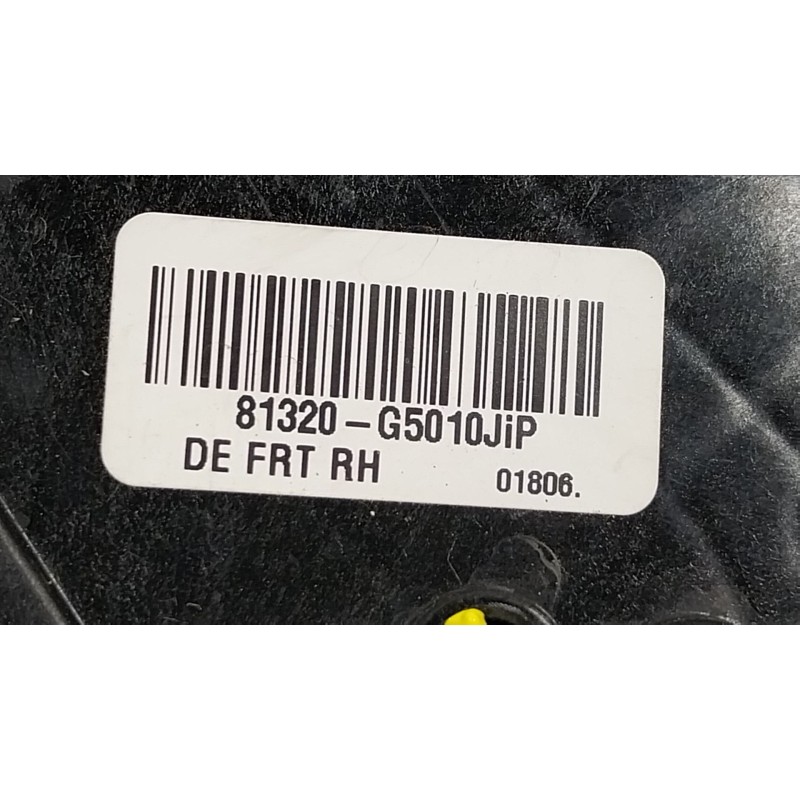 Recambio de cerradura puerta delantera derecha para kia niro i (de) 1.6 gdi hybrid referencia OEM IAM  81320G5010 