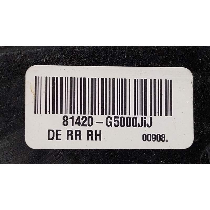 Recambio de cerradura puerta trasera derecha para kia niro i (de) 1.6 gdi hybrid referencia OEM IAM  81420G5000 