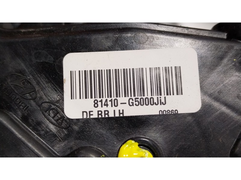 Recambio de cerradura puerta trasera izquierda para kia niro i (de) 1.6 gdi hybrid referencia OEM IAM  81410G5000 