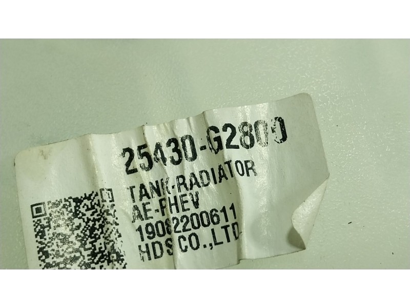 Recambio de deposito expansion para kia niro i (de) 1.6 gdi hybrid referencia OEM IAM  25430G2800 