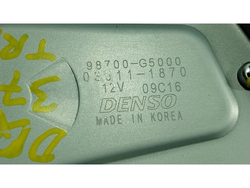 Recambio de motor limpia trasero para kia niro i (de) 1.6 gdi hybrid referencia OEM IAM  98700G5000 