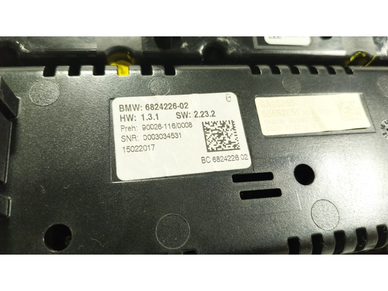 Recambio de mando climatizador para bmw 6 gran coupe (f06) 640 i referencia OEM IAM  682422602 