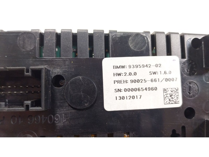 Recambio de mando climatizador para bmw 6 gran coupe (f06) 640 i referencia OEM IAM  939594202 