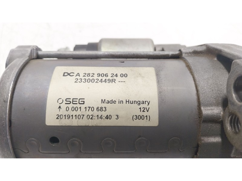 Recambio de motor arranque para mercedes-benz cla (c118) cla 200 (118.387) referencia OEM IAM  A2829062400 