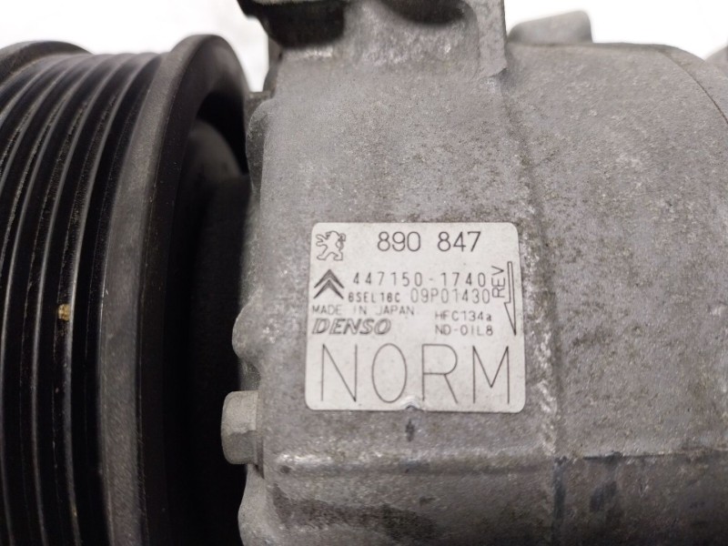 Recambio de compresor aire acondicionado para peugeot 308 active referencia OEM IAM  890847 