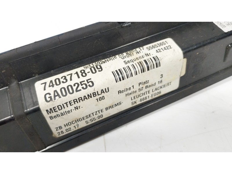 Recambio de piloto trasero central para bmw 6 gran coupe (f06) 640 i referencia OEM IAM  740371809 