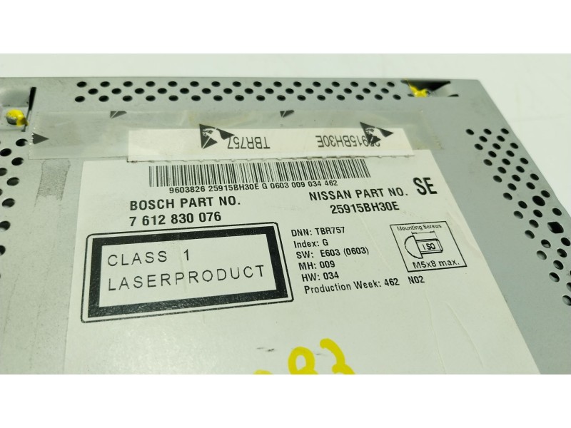 Recambio de sistema navegacion gps para nissan qashqai i (j10, nj10) 1.6 referencia OEM IAM  7612830076 