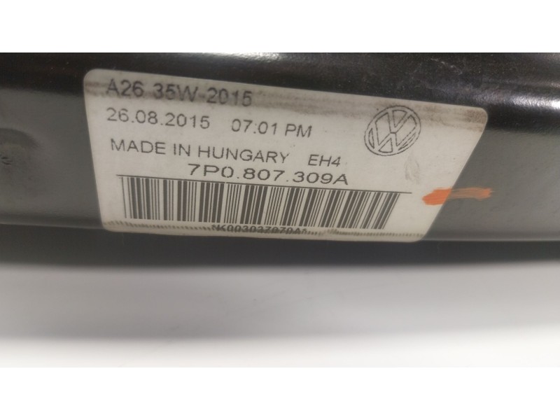 Recambio de refuerzo paragolpes trasero para porsche cayenne (92a) 3.6 gts referencia OEM IAM 95850530901 7P0807309A 