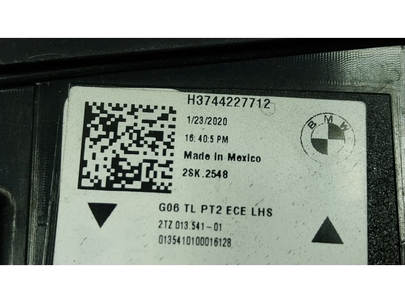 Recambio de piloto trasero izquierdo interior para bmw x6 (g06, f96) m referencia OEM IAM  H3744227712 