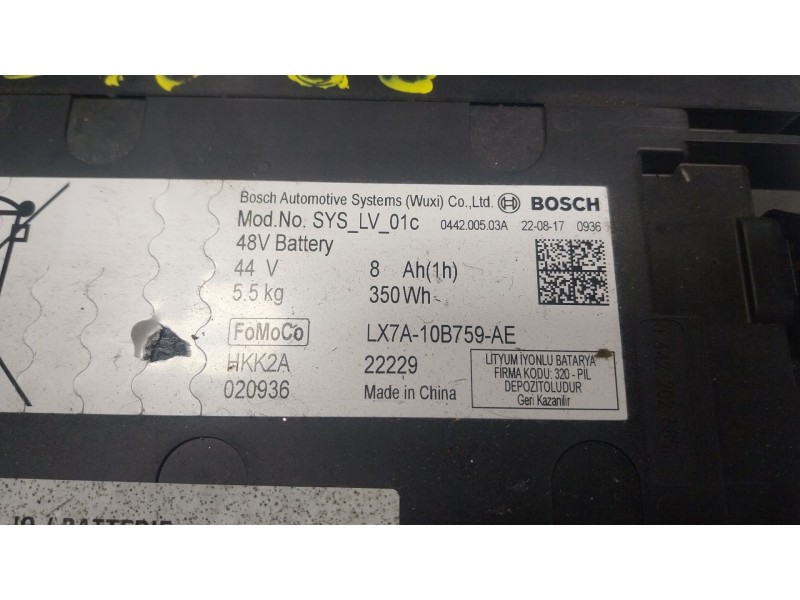 Recambio de bateria para ford focus iv (hn) 1.0 ecoboost referencia OEM IAM  LX7A10B759AE 