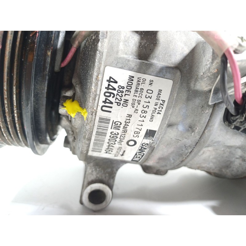 Recambio de compresor aire acondicionado para opel insignia a (g09) 2.0 cdti (68) referencia OEM IAM  39034464 