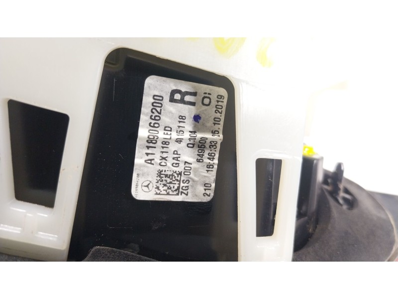 Recambio de piloto trasero derecho interior para mercedes-benz cla (c118) cla 200 (118.387) referencia OEM IAM  A1189066200 
