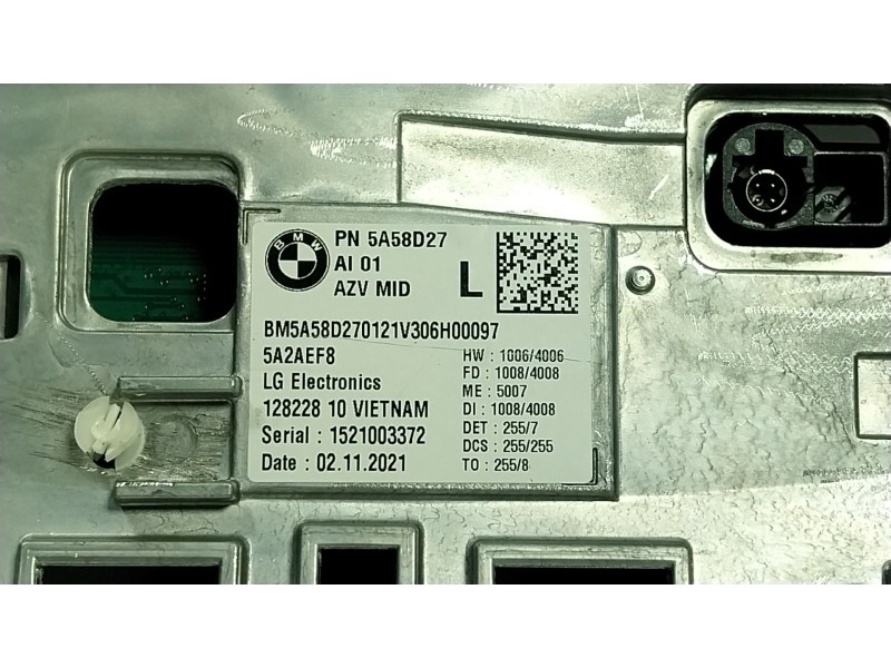 Recambio de cuadro instrumentos para bmw 2 active tourer (u06) 220i mild hybrid referencia OEM IAM  5A58D2701 