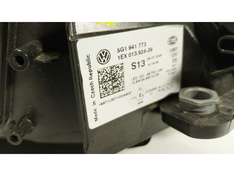 Recambio de faro izquierdo para volkswagen golf vii (5g1, bq1, be1, be2) 1.5 tsi referencia OEM IAM  5G1941773 
