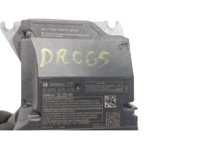 Recambio de centralita airbag para mercedes-benz cla (c118) cla 200 (118.387) referencia OEM IAM  A1779027906 