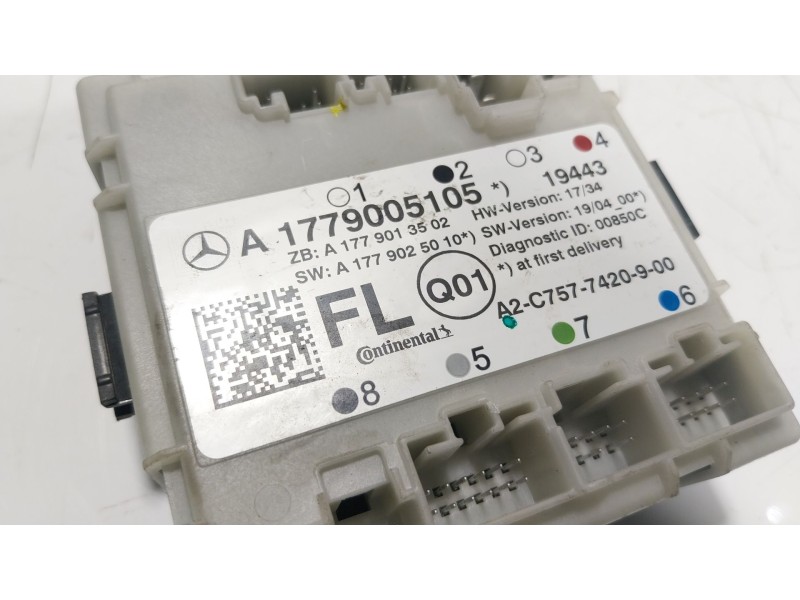 Recambio de modulo electronico para mercedes-benz cla (c118) cla 200 (118.387) referencia OEM IAM  A1779005105 