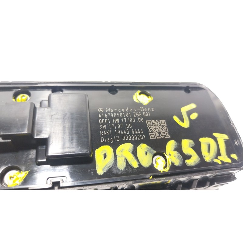 Recambio de mando elevalunas delantero izquierdo para mercedes-benz cla (c118) cla 200 (118.387) referencia OEM IAM  A1679050101