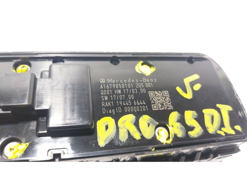 Recambio de mando elevalunas delantero izquierdo para mercedes-benz cla (c118) cla 200 (118.387) referencia OEM IAM  A1679050101