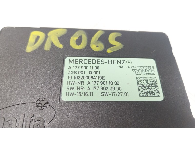 Recambio de modulo electronico para mercedes-benz cla (c118) cla 200 (118.387) referencia OEM IAM  A1779001100 