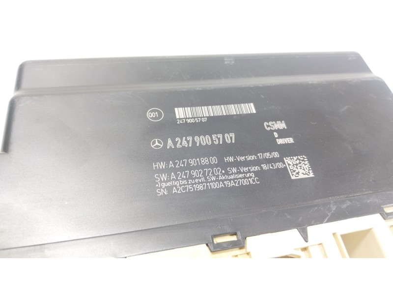 Recambio de modulo electronico para mercedes-benz cla (c118) cla 200 (118.387) referencia OEM IAM  A2479005707 