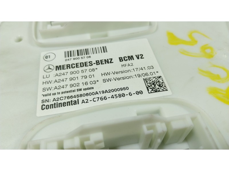 Recambio de modulo electronico para mercedes-benz cla (c118) cla 200 (118.387) referencia OEM IAM  A2479005708 