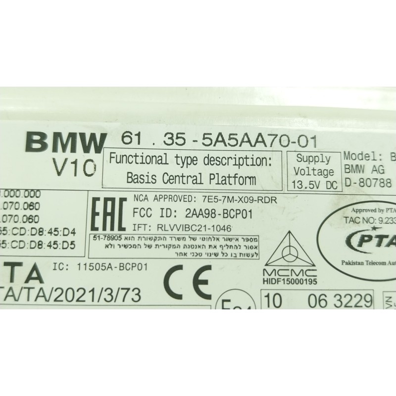 Recambio de caja reles / fusibles para bmw 2 active tourer (u06) 220i mild hybrid referencia OEM IAM  61355A5AA7001 