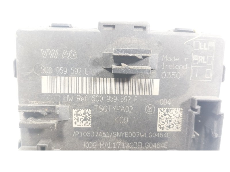 Recambio de modulo electronico para seat tarraco (kn2) 2.0 tdi referencia OEM IAM  5Q0959592L 