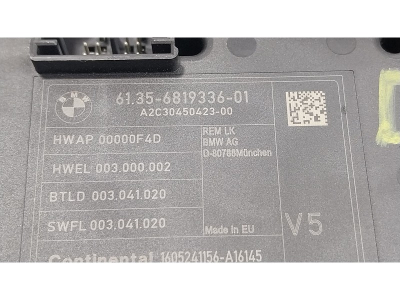 Recambio de caja reles / fusibles para bmw 4 coupé (f32, f82) 420 d referencia OEM IAM  6135681933601 