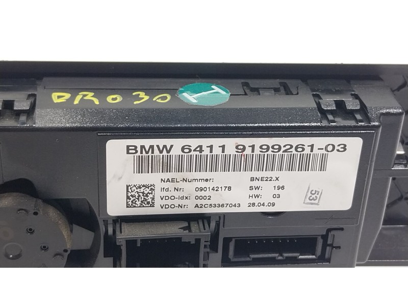 Recambio de mando climatizador para bmw 3 descapotable (e93) 325 d referencia OEM IAM   