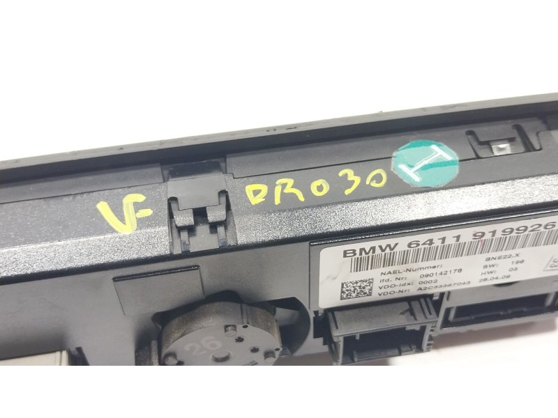 Recambio de mando climatizador para bmw 3 descapotable (e93) 325 d referencia OEM IAM   