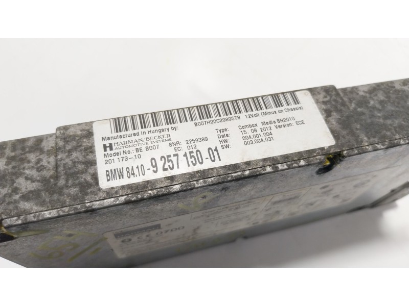 Recambio de modulo electronico para bmw x3 (f25) sdrive 18 d referencia OEM IAM  84109257150 