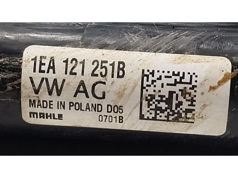 Recambio de radiador agua para volkswagen id.4 (e21) pro referencia OEM IAM  1EA121251B 