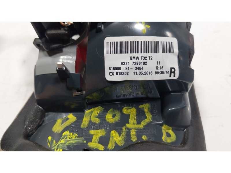 Recambio de piloto trasero derecho interior para bmw 4 coupé (f32, f82) 420 d referencia OEM IAM  63217296102 