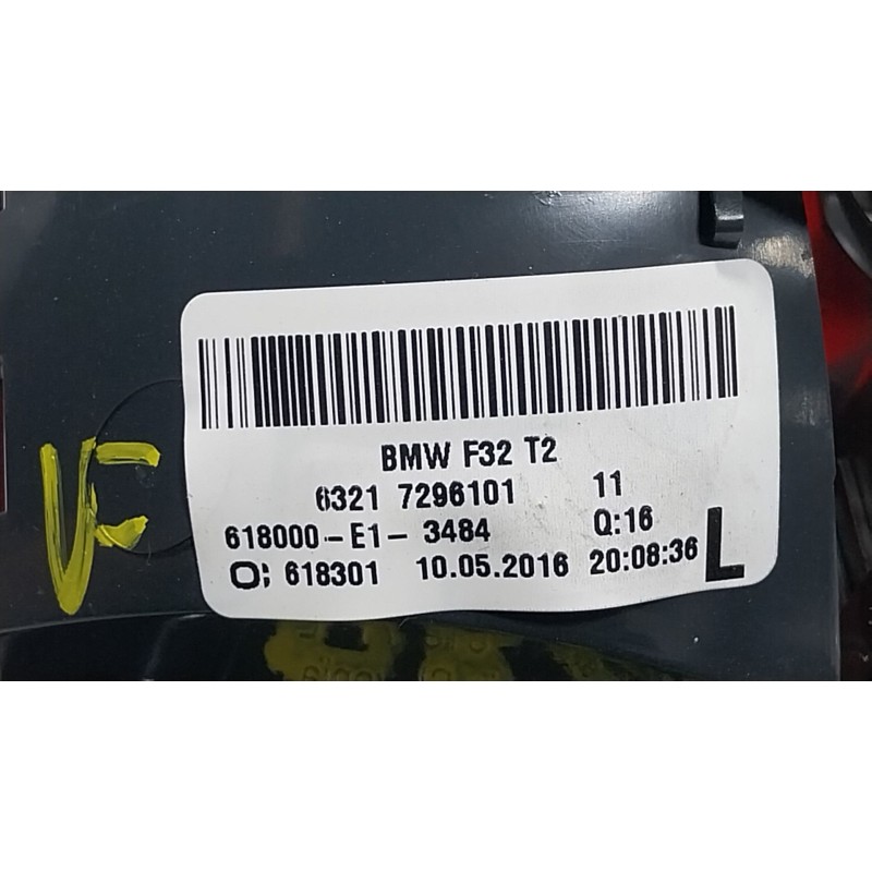 Recambio de piloto trasero izquierdo interior para bmw 4 coupé (f32, f82) 420 d referencia OEM IAM  63217296101 