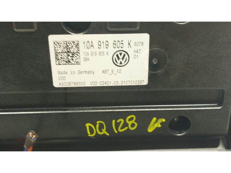 Recambio de pantalla multifuncion para volkswagen id.4 (e21) pro referencia OEM IAM  10A919605K 