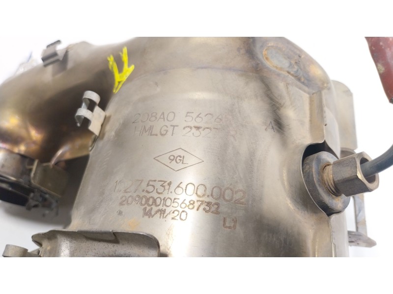 Recambio de filtro de particulas para nissan qashqai ii (j11, j11_) 1.3 dig-t referencia OEM IAM  208A05626R 