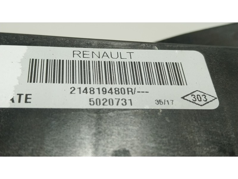 Recambio de electroventilador para renault zoe (bfm_) zoe referencia OEM IAM 214818864R 214819480R 