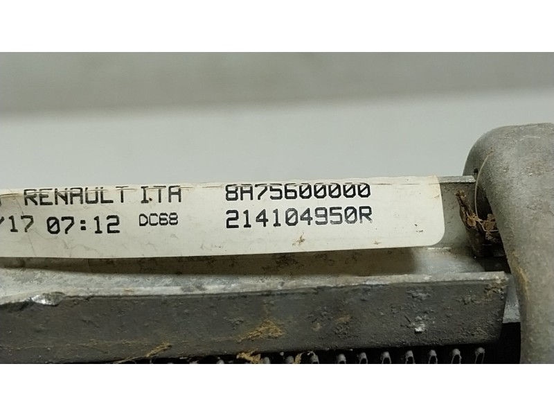 Recambio de radiador agua para renault zoe (bfm_) zoe referencia OEM IAM 214104950R 214104950R 