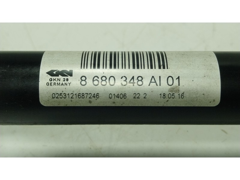 Recambio de transmision trasera derecha para bmw 4 coupé (f32, f82) 420 d referencia OEM IAM 33208680348 868034801 