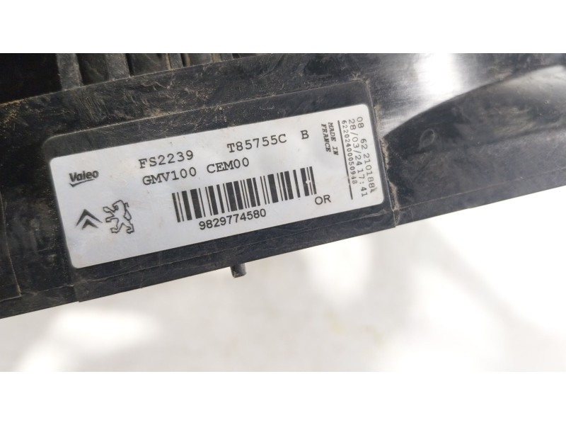 Recambio de electroventilador para citroën c3 iii (sx) 1.2 puretech 82 referencia OEM IAM 9829774580 9829774580 