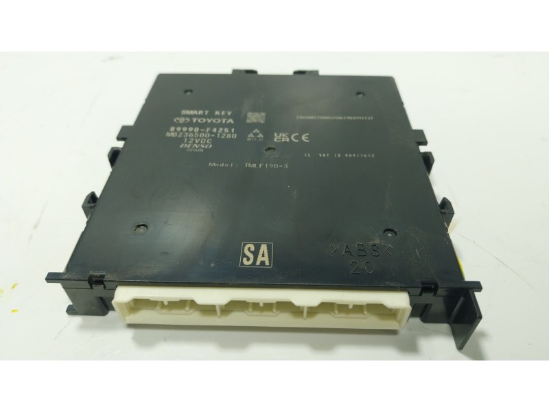Recambio de modulo electronico para toyota c-hr (_x1_) 2.0 hybrid (maxh10) referencia OEM IAM 899H0F4030 89990F4251 