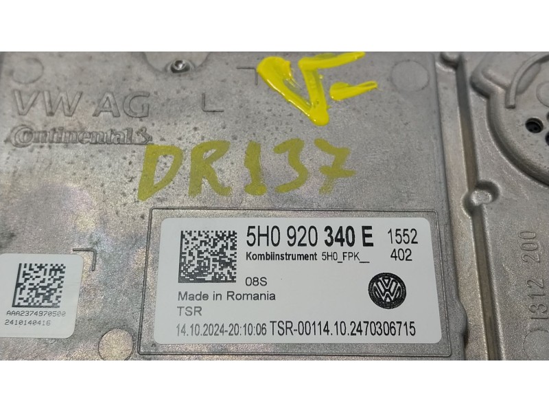 Recambio de cuadro instrumentos para volkswagen caddy v monospace (sbb, sbj) 2.0 tdi bmt referencia OEM IAM  5H0920340E 